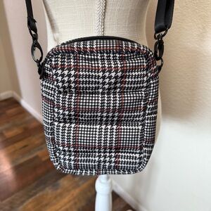 My Tagalongs Plaid Crossbody Bag - Black, Gray & Red
